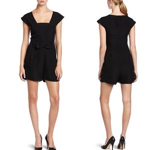 Ted Baker London Black Grethun Bow Playsuit Size 1